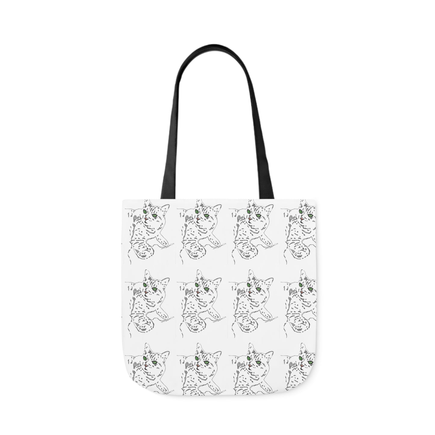 Abstract Cat tote bag