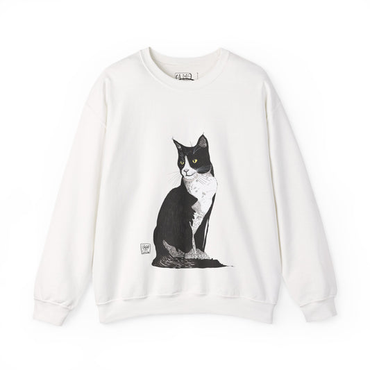Cat Lover's Crewneck Sweatshirt - Cozy Unisex Design