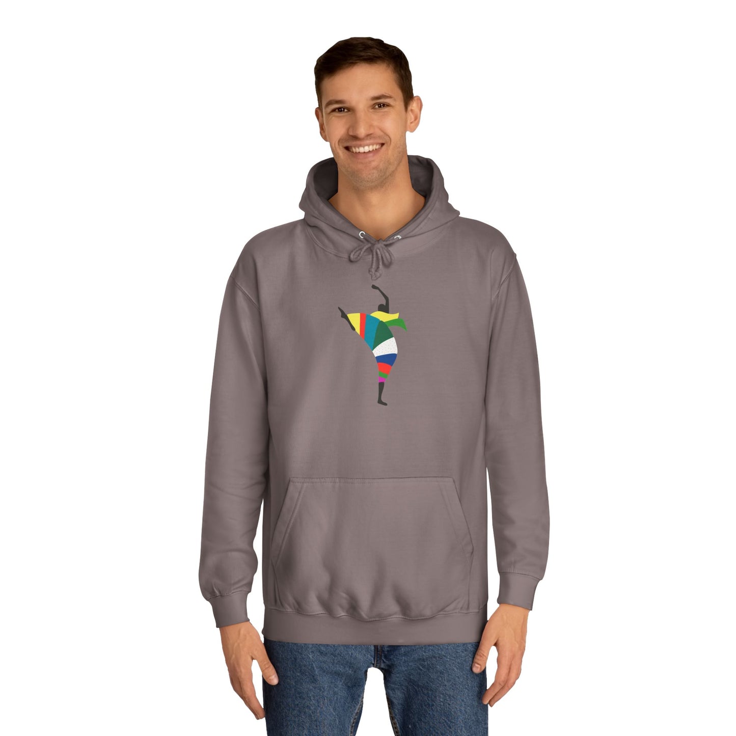 Colorful Dancer Unisex College Hoodie - Stylish Daily Wear