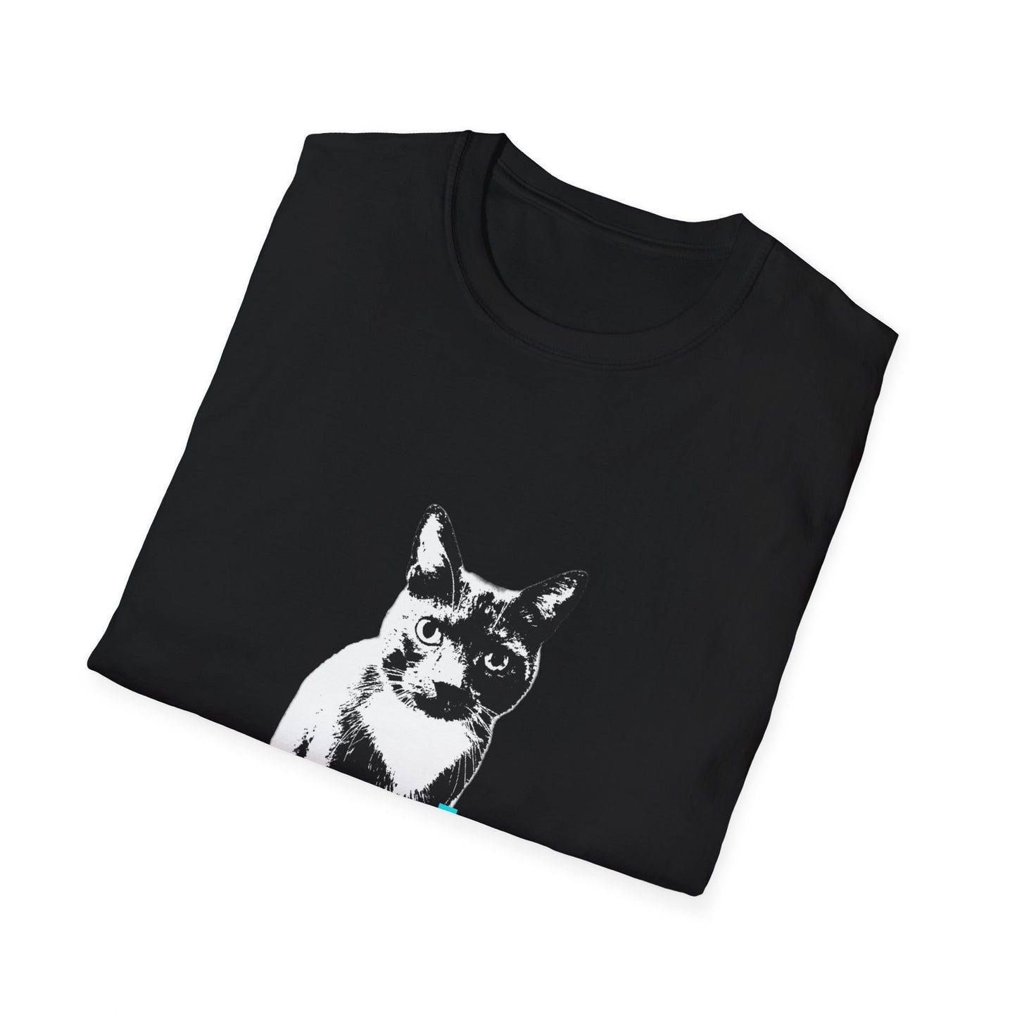Bertie customer cat Unisex Softstyle T-Shirt