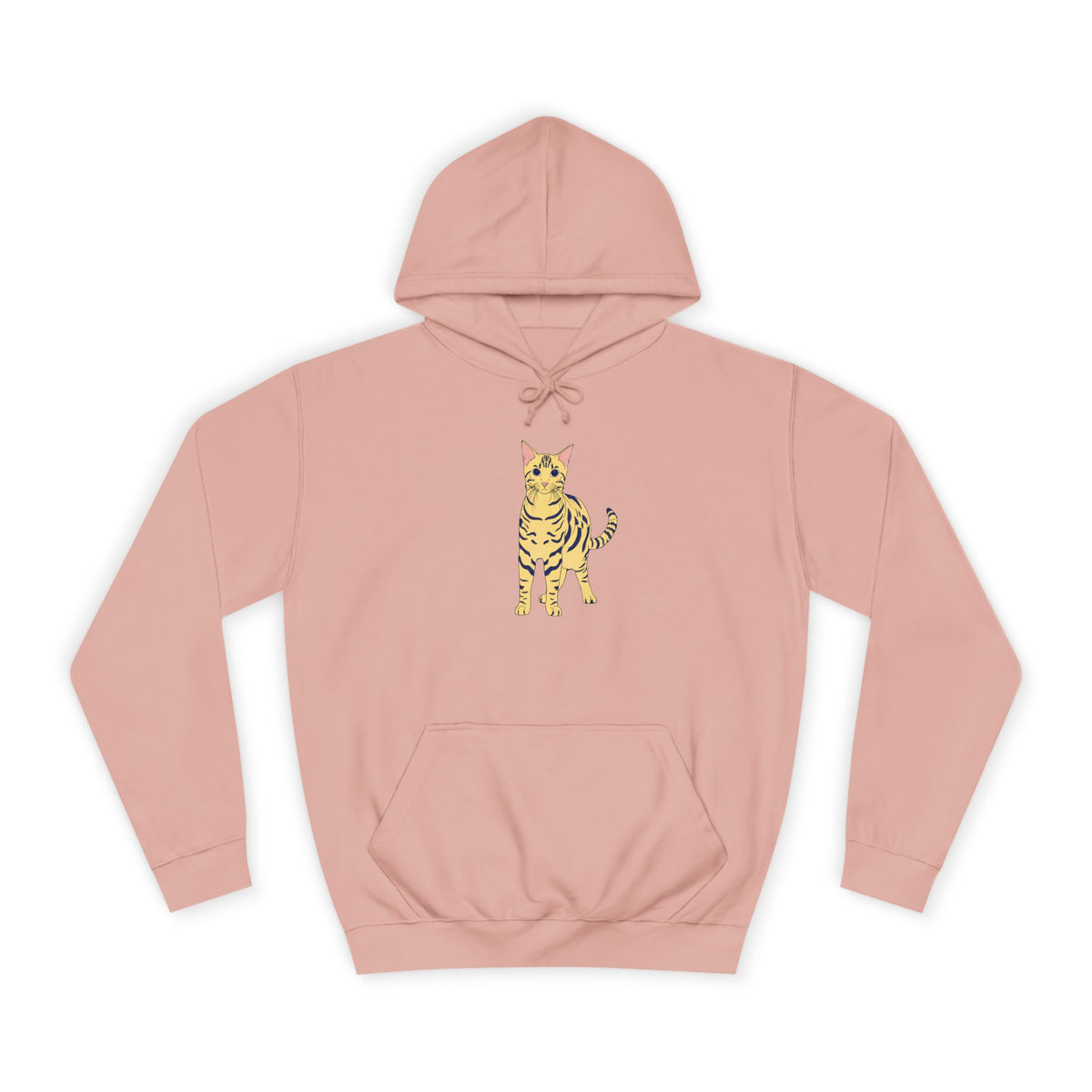 Benjamin The Cat Unisex College Hoodie