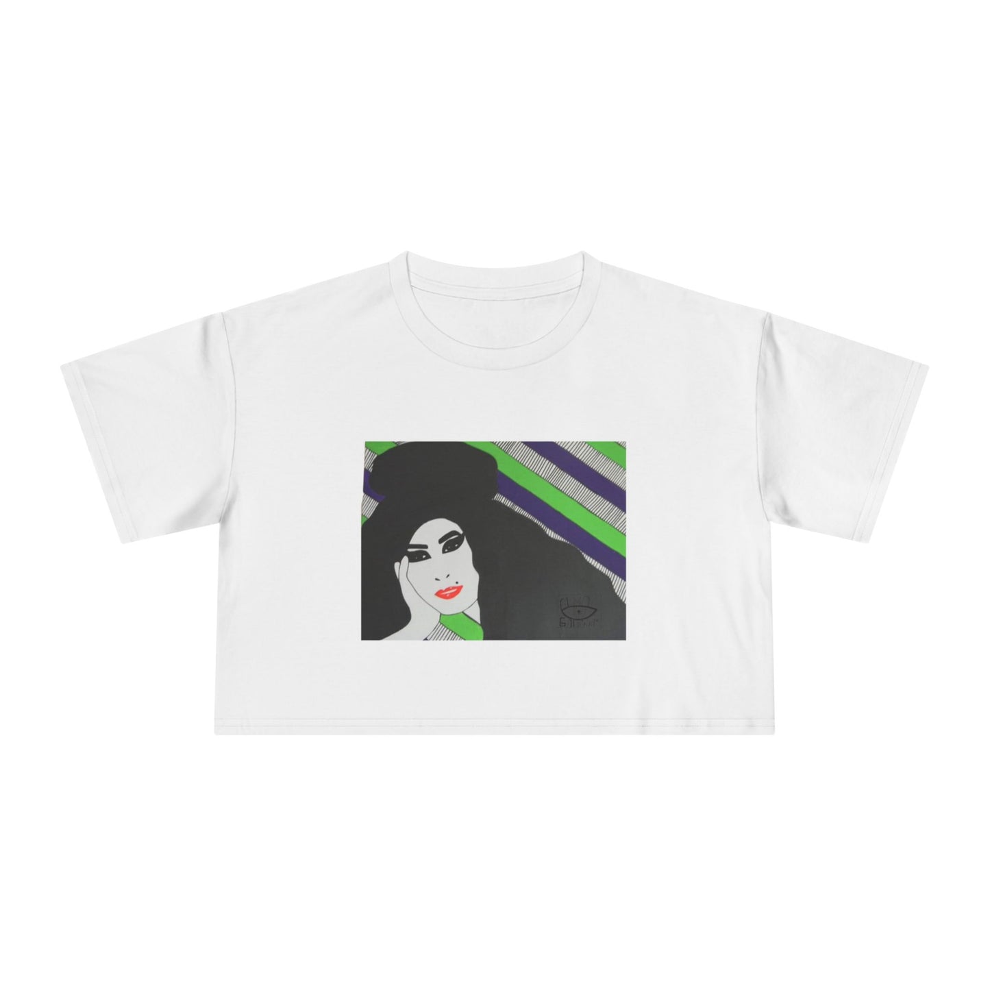 Amy Crop Tee: Stylish Streetwear Top, Vintage Vibe, Perfect for Summers & Festivals, Gift for Music Lovers, 90s Inspired Tee