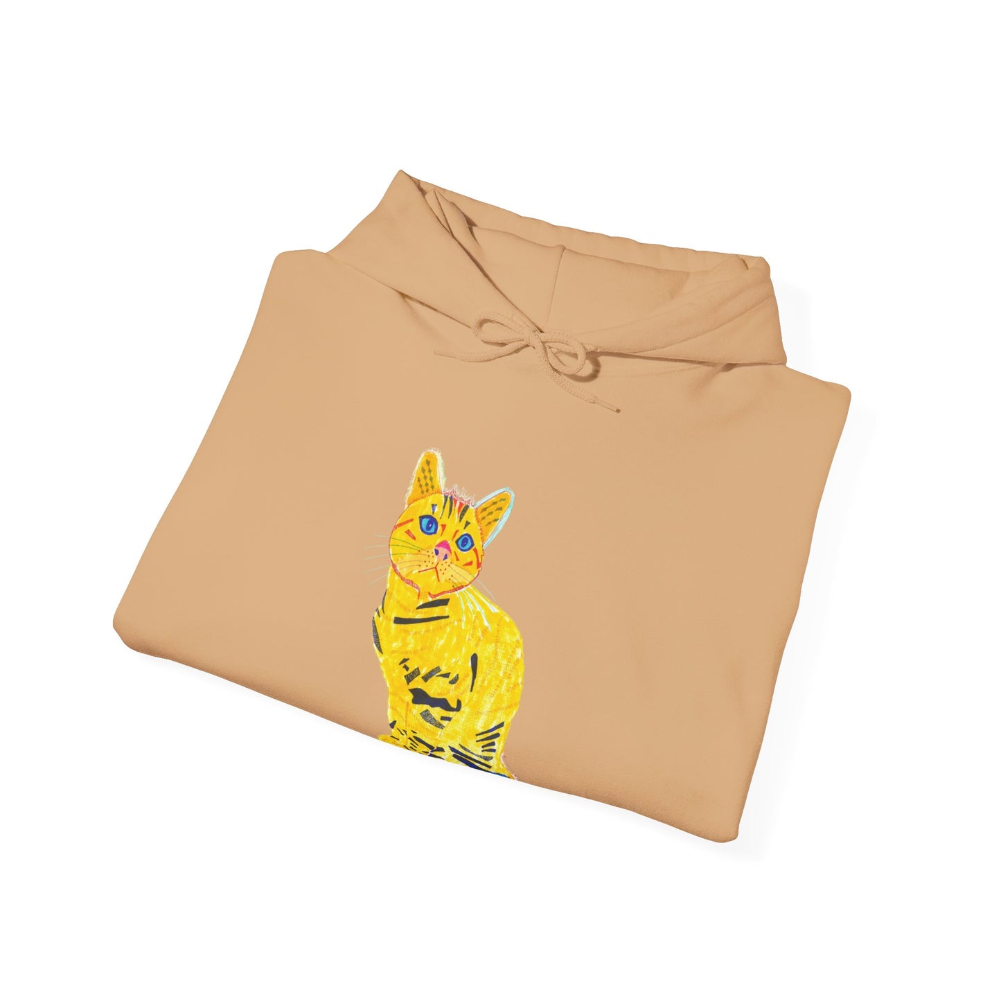 Yellow Cat Unisex Heavy Blend™ Hooded Sweatshirt