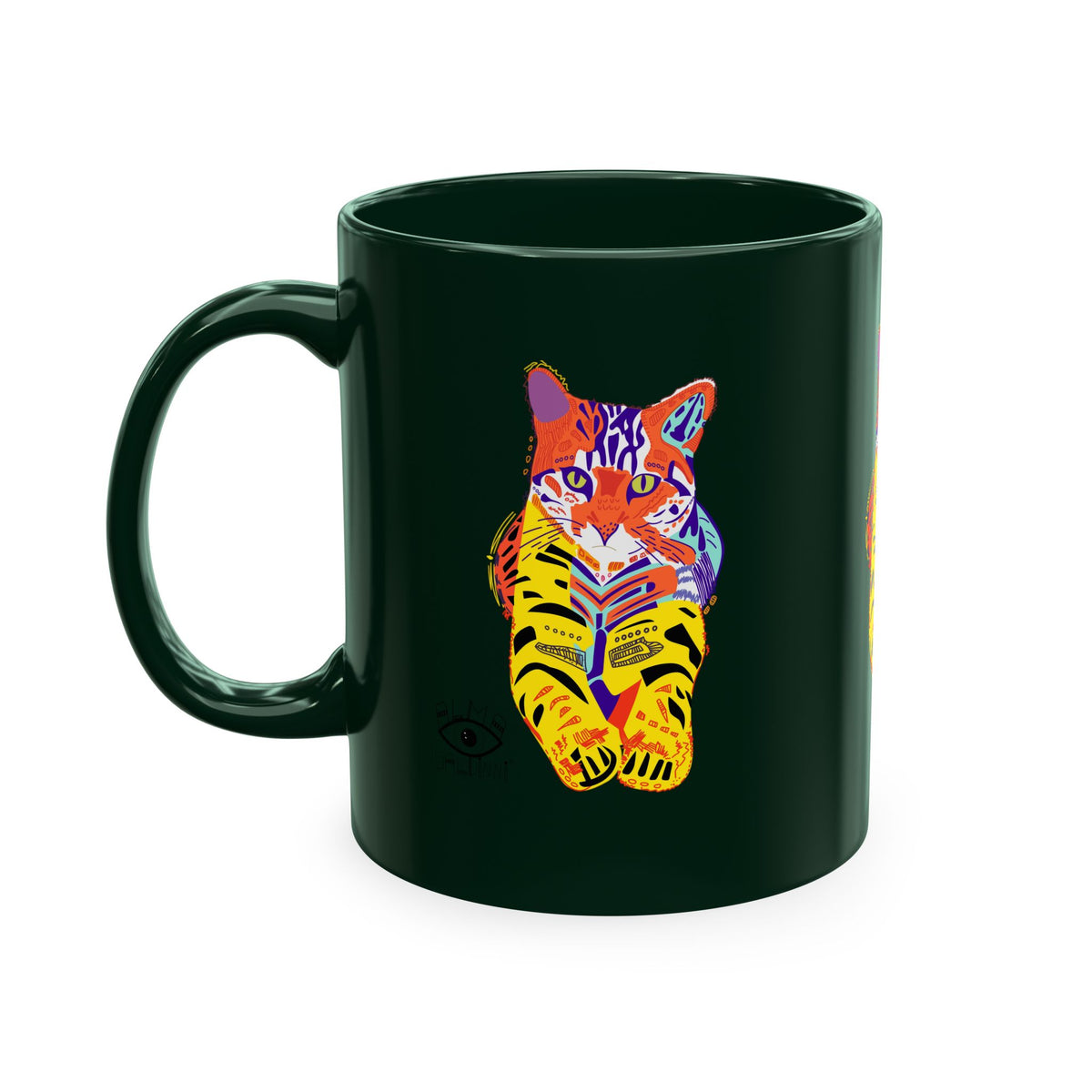 Tiger Cat Traditional Ceramic Mug