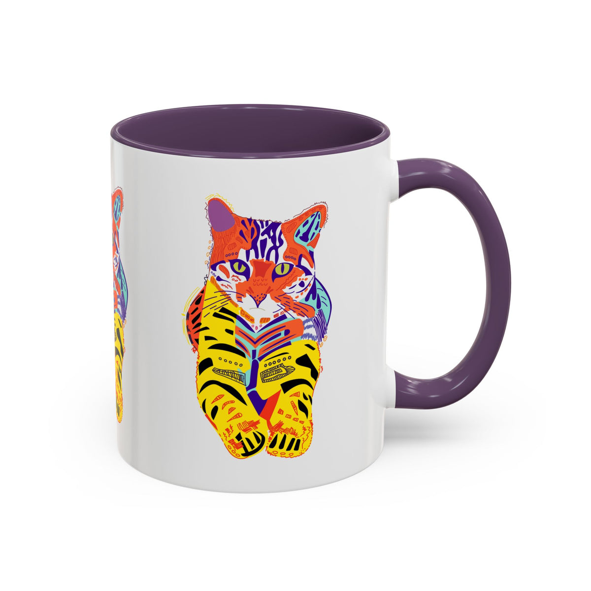 Tiger Cat Accent Coffee Mug (11, 15oz)