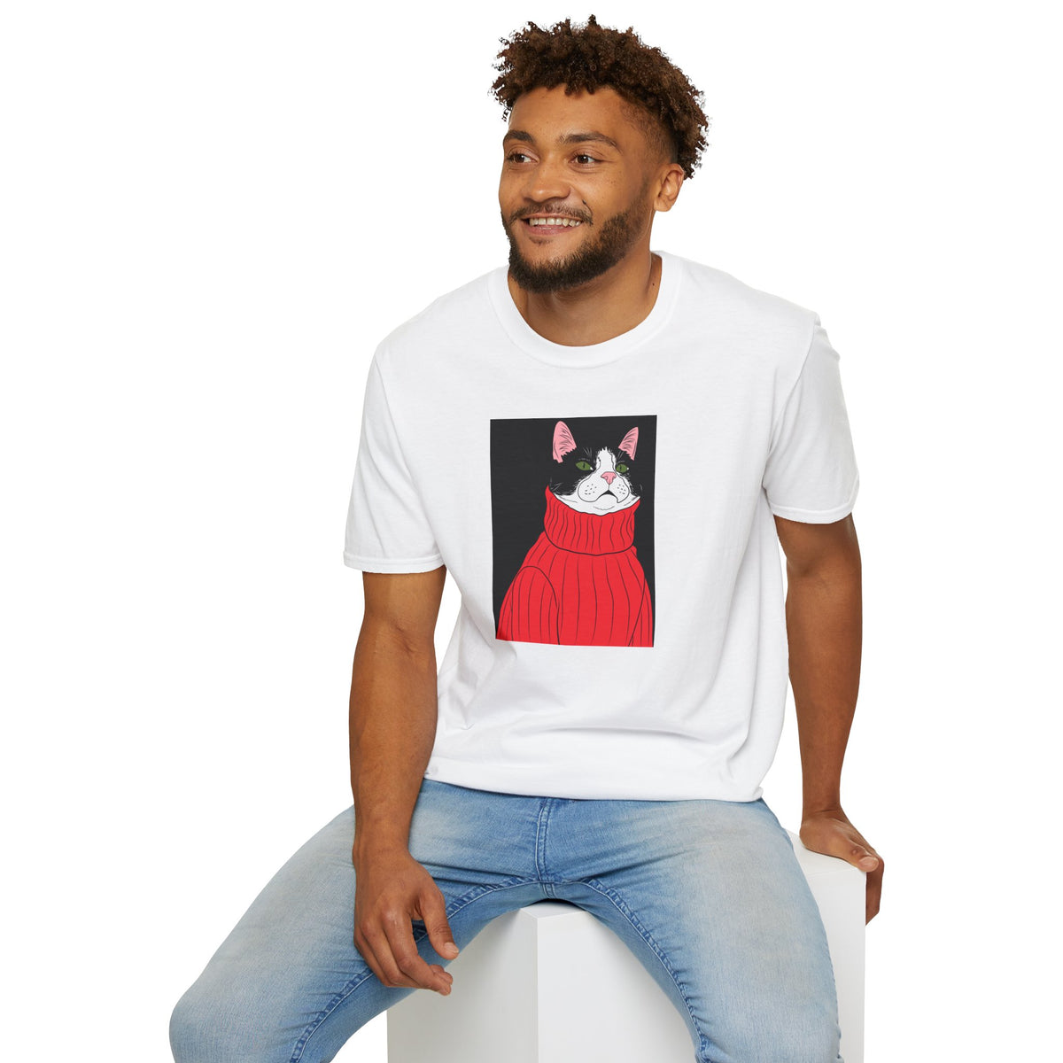 Lazy Cat Unisex Softstyle T-Shirt