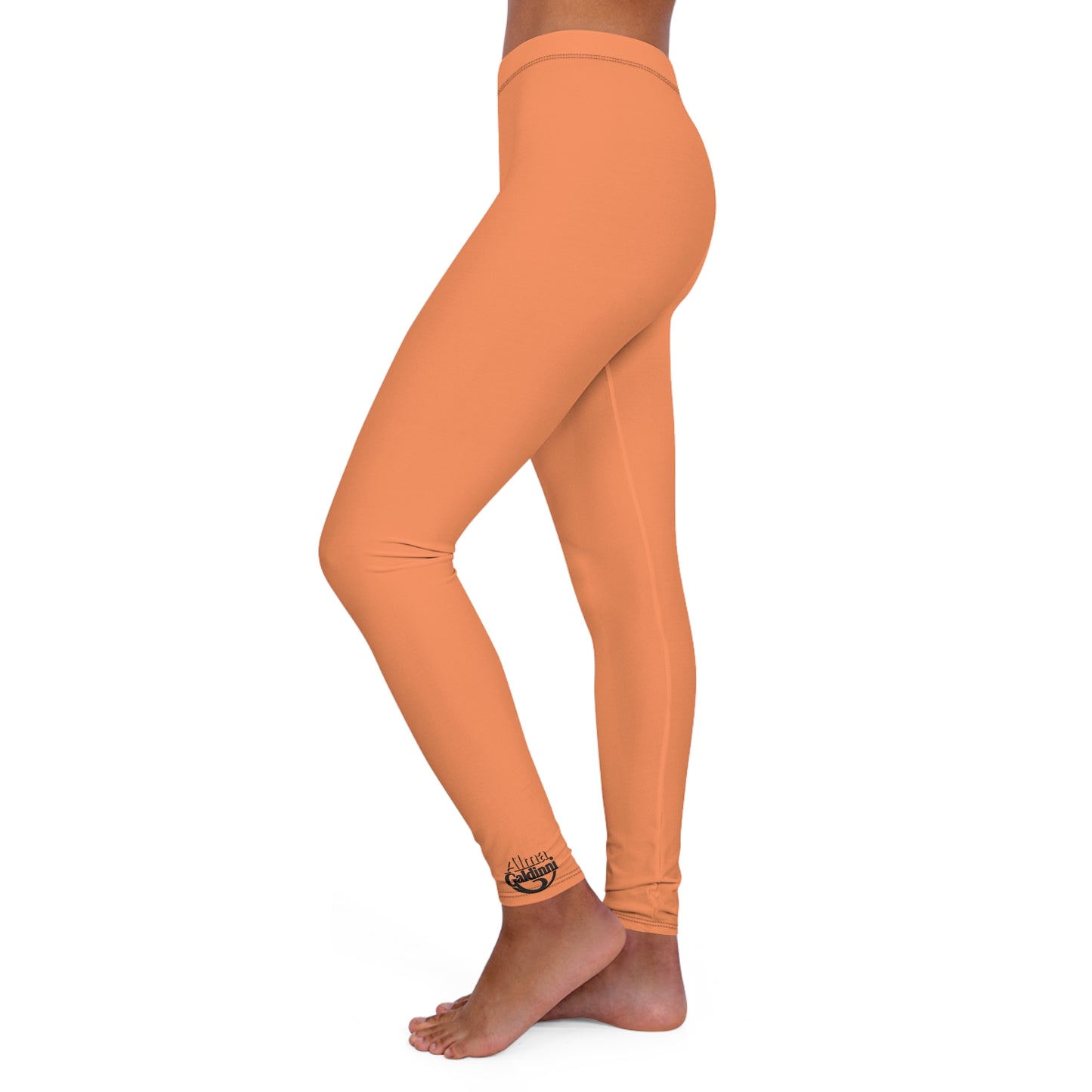 Salmon Women's Casual Spandex Leggings (AOP)