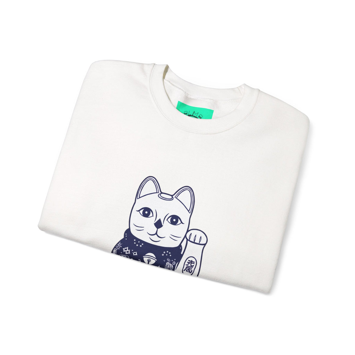 Good Luck Cat Unisex Heavy Blend™ Crewneck Sweatshirt