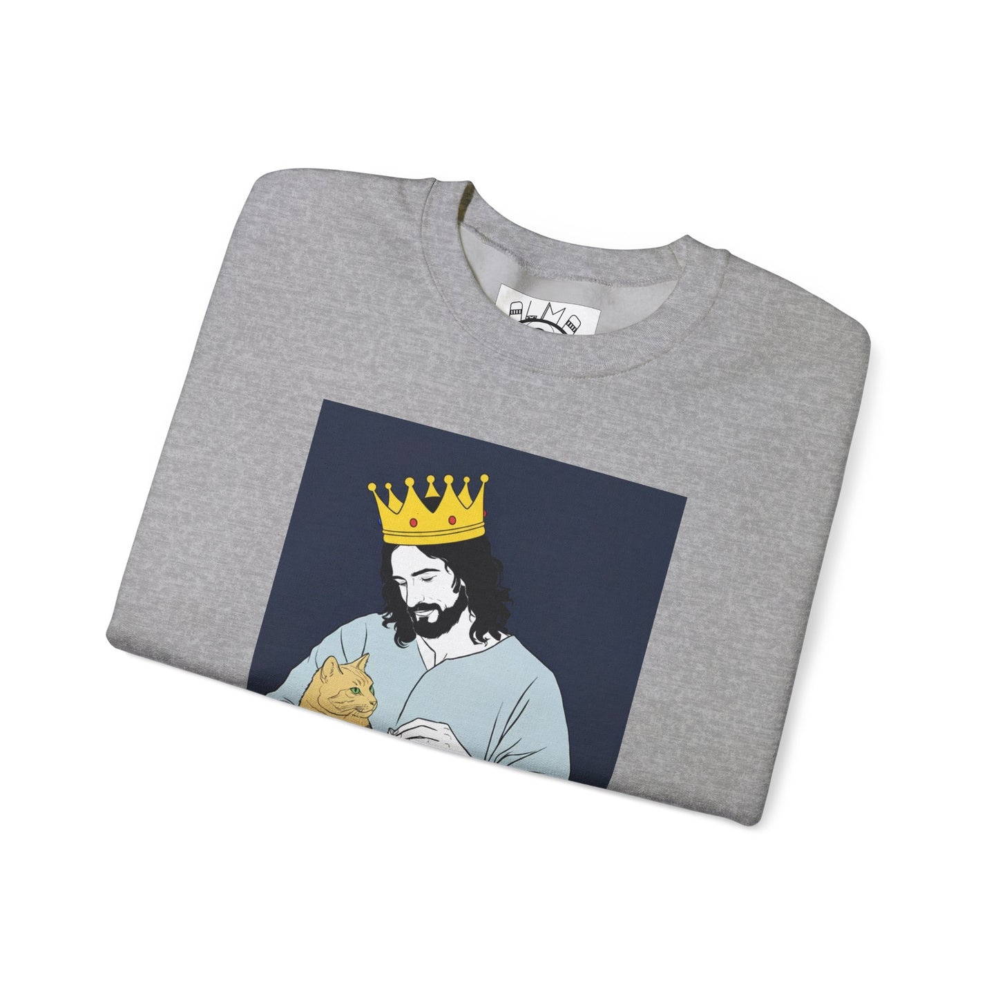 Jeus and cat Unisex Heavy Blend™ Crewneck Sweatshirt
