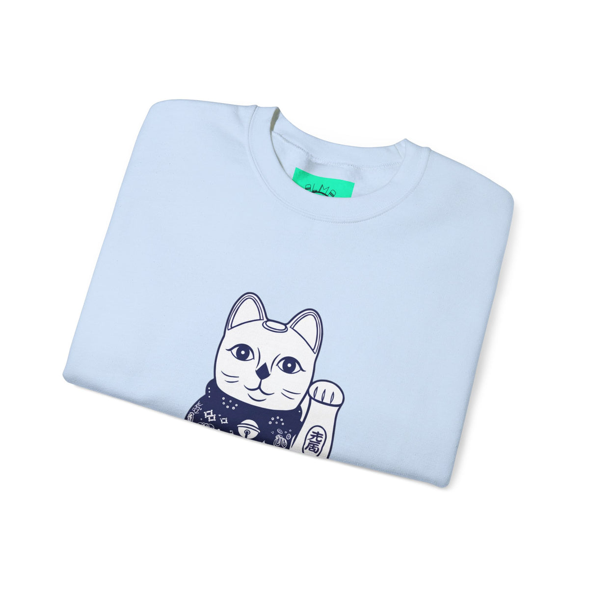 Good Luck Cat Unisex Heavy Blend™ Crewneck Sweatshirt
