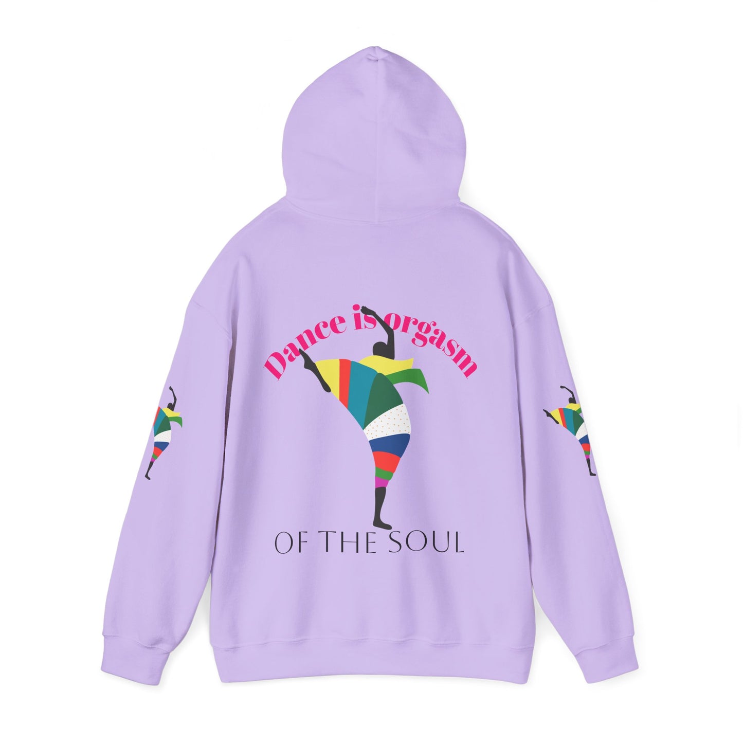 Dance is Organism Unisex Hooded Sweatshirt - Colorful Artistic Dance Design