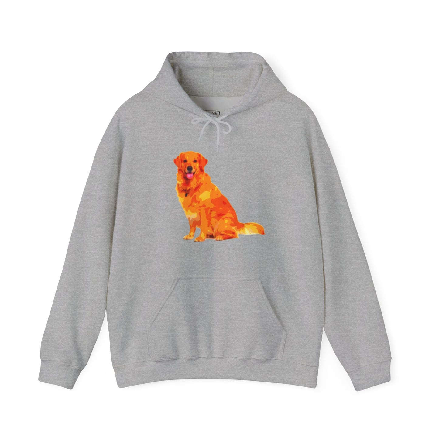 Vibrant Golden Retriever Hoodie, Pet Lover Gift, Cozy Sweatshirt, Animal Art Apparel, Dog Mom Outfit, Christmas Wear, Cute Canine Fashion