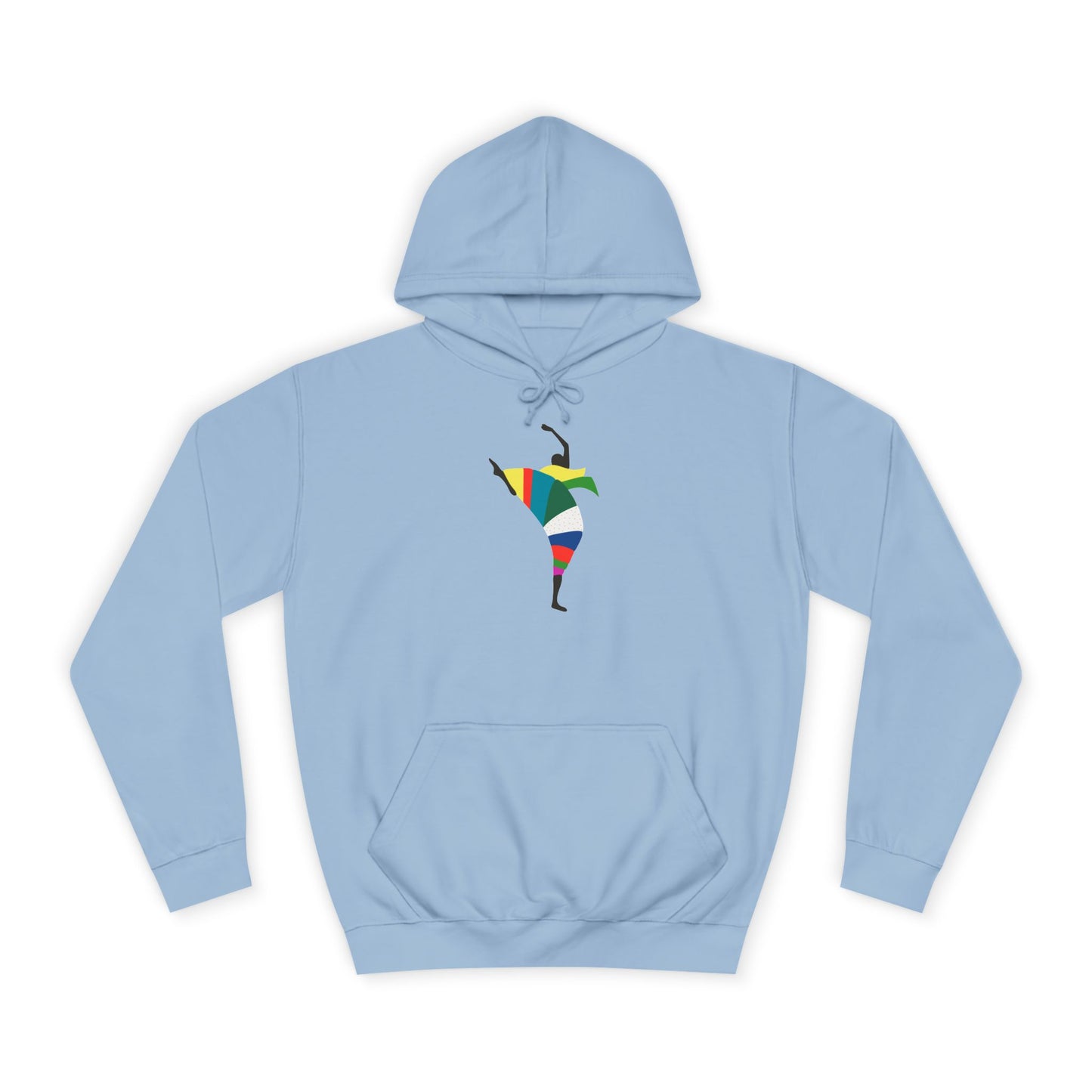 Colorful Dancer Unisex College Hoodie - Stylish Daily Wear