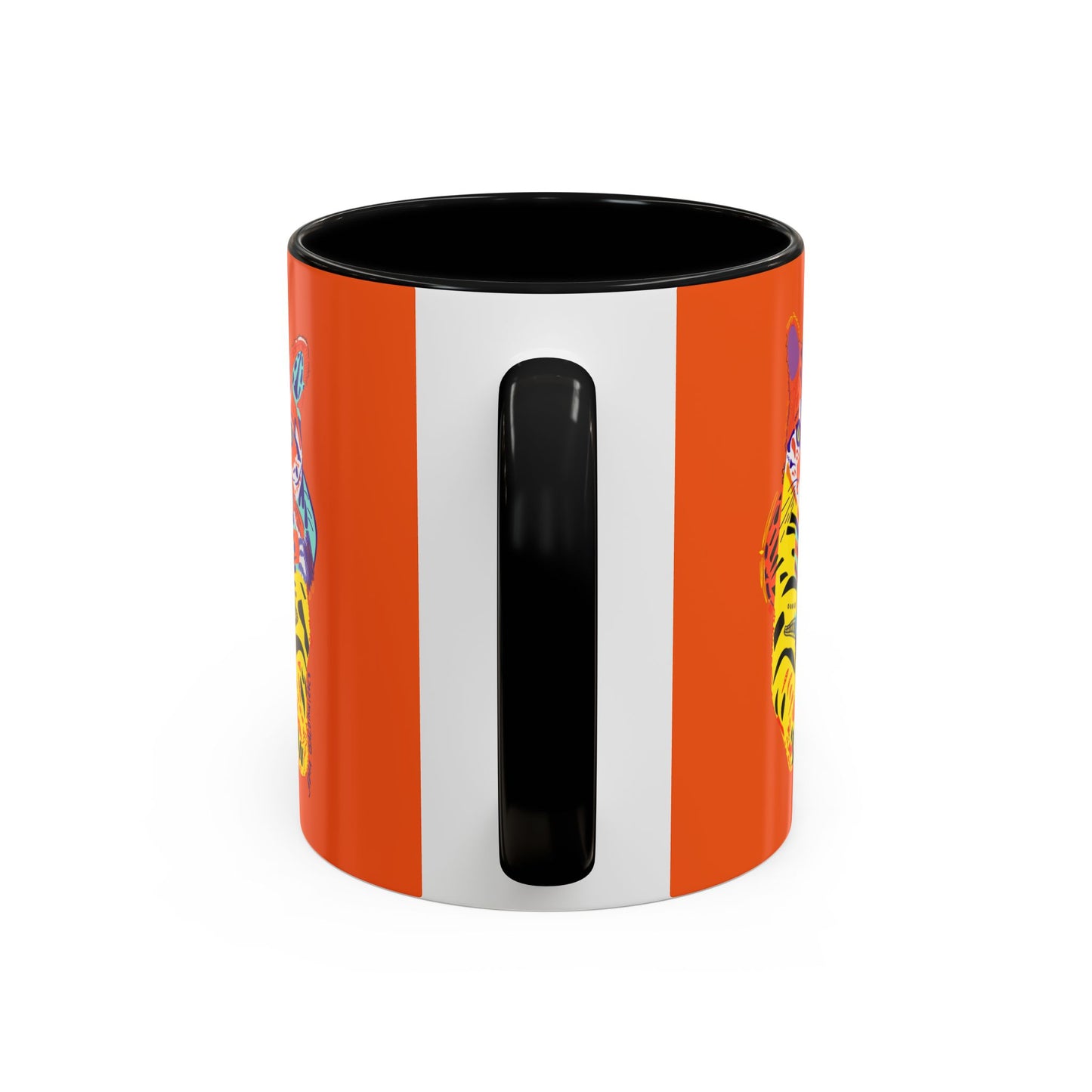 Mug - Tiger Design Accent Coffee Mug (11, 15oz)