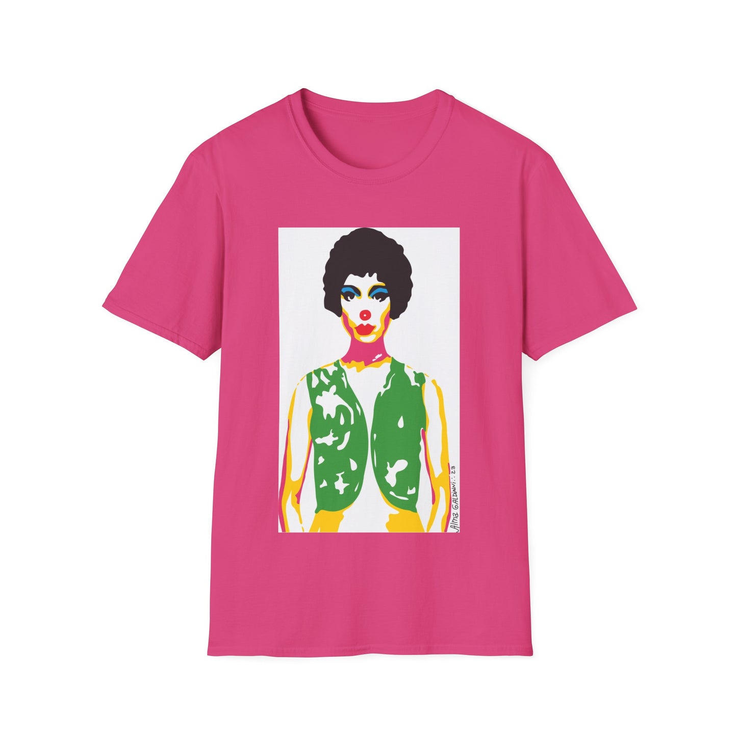 Pop Art Femme Portrait T-Shirt