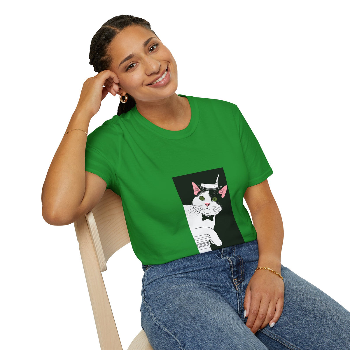 Mister Cat Unisex Softstyle T-Shirt