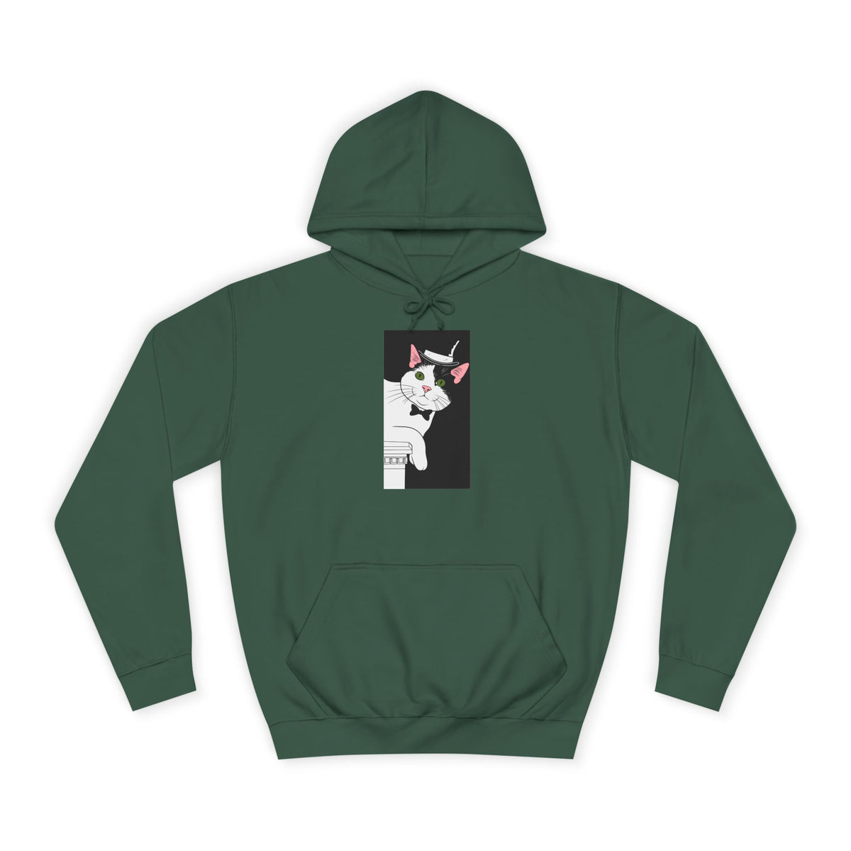 Mister Cat Unisex College Hoodie
