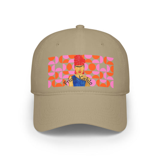 Frida Kahlo-Inspired Low Profile Baseball Cap - Casual Style for Art Lovers