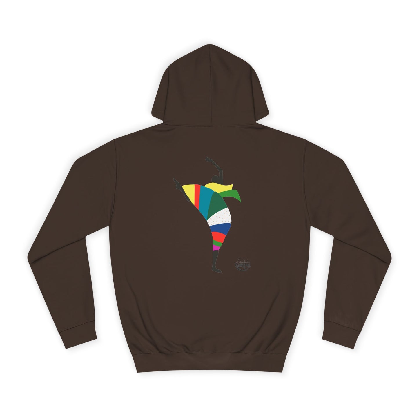 Colorful Dancer Unisex College Hoodie - Stylish Daily Wear