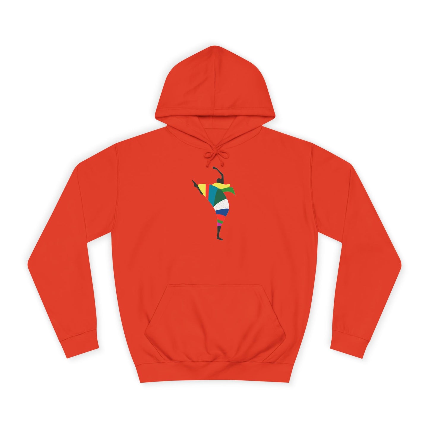 Colorful Dancer Unisex College Hoodie - Stylish Daily Wear