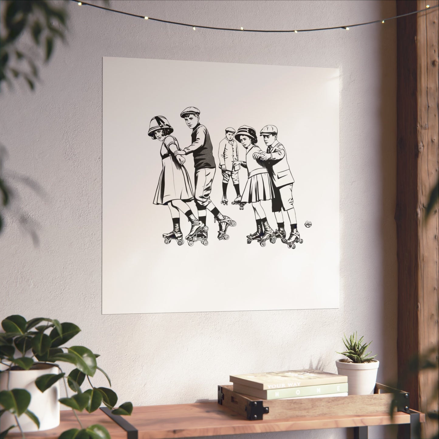 Rolling on the street Fine Art Posters