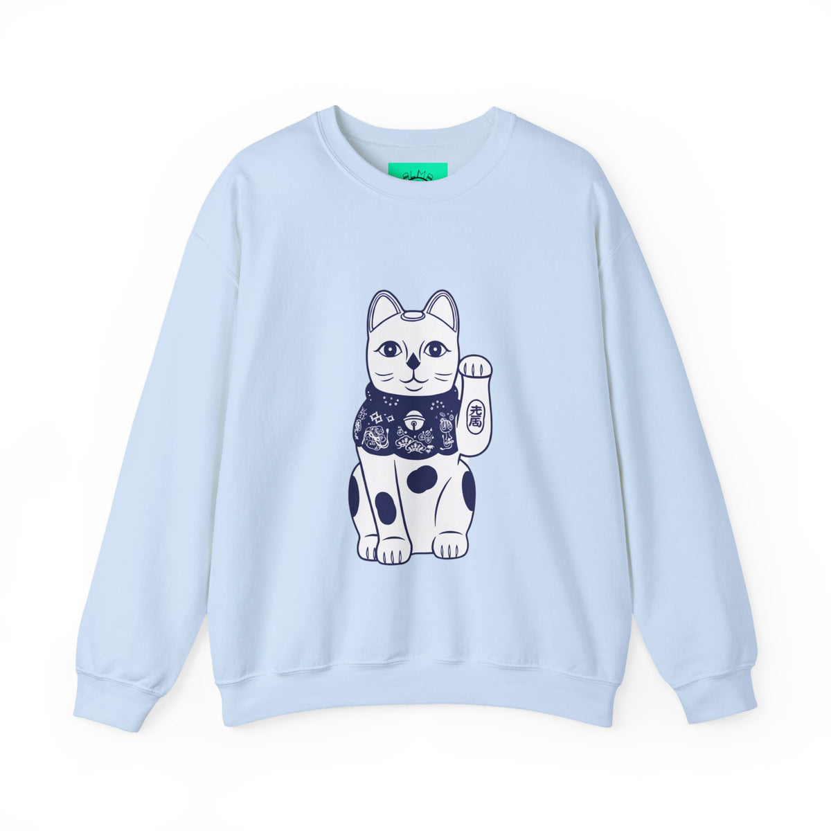 Good Luck Cat Unisex Heavy Blend™ Crewneck Sweatshirt