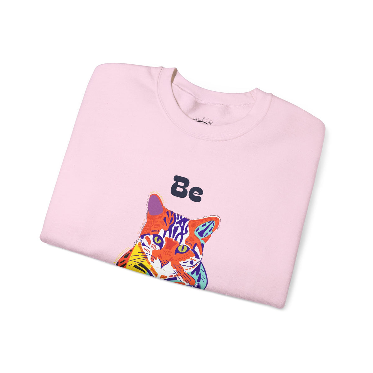 Tiger Cat Be Strong Unisex Heavy Blend™ Crewneck Sweatshirt