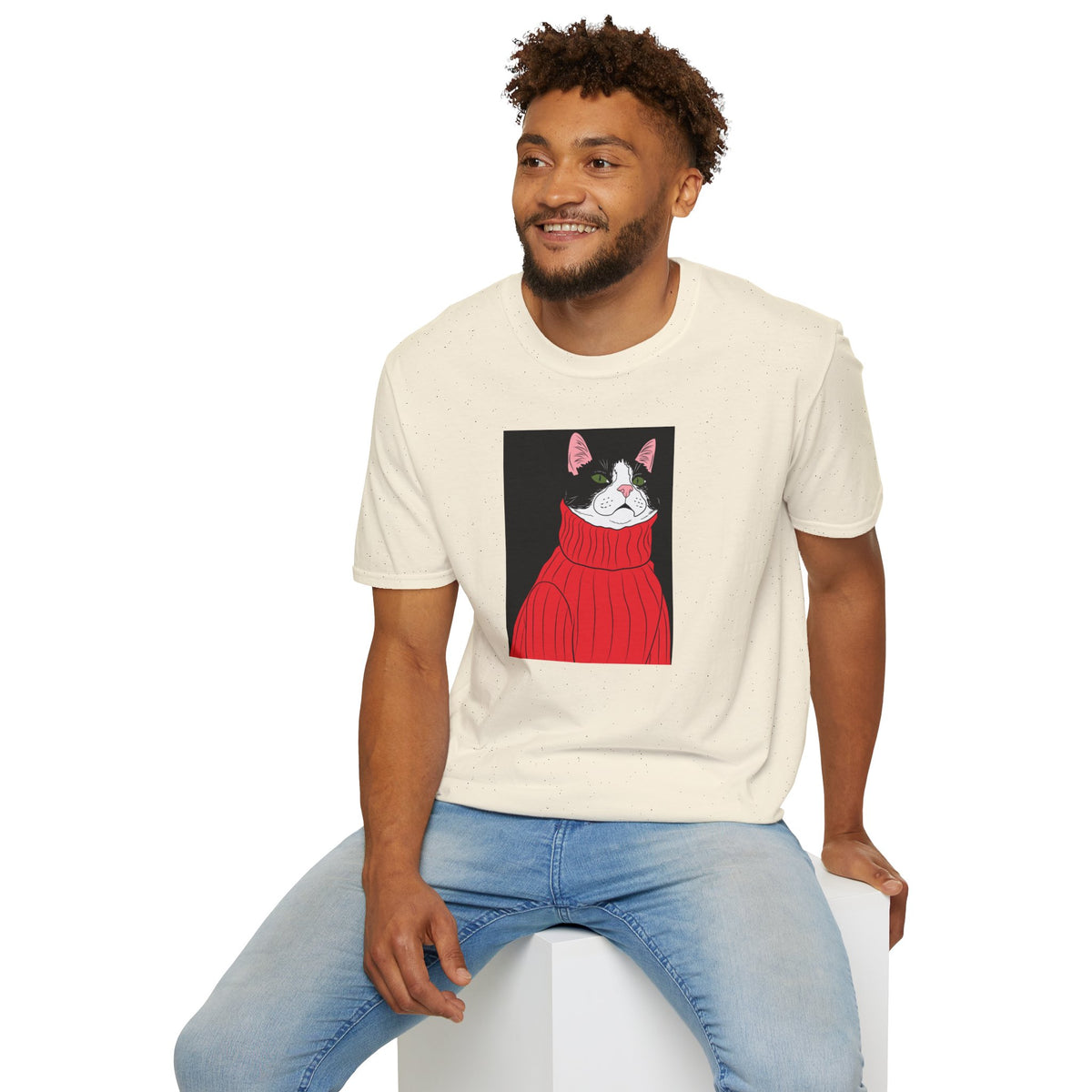 Lazy Cat Unisex Softstyle T-Shirt