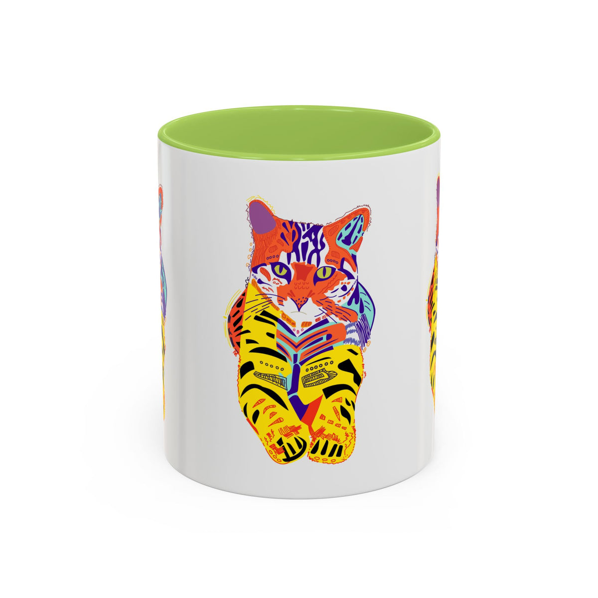 Tiger Cat Accent Coffee Mug (11, 15oz)