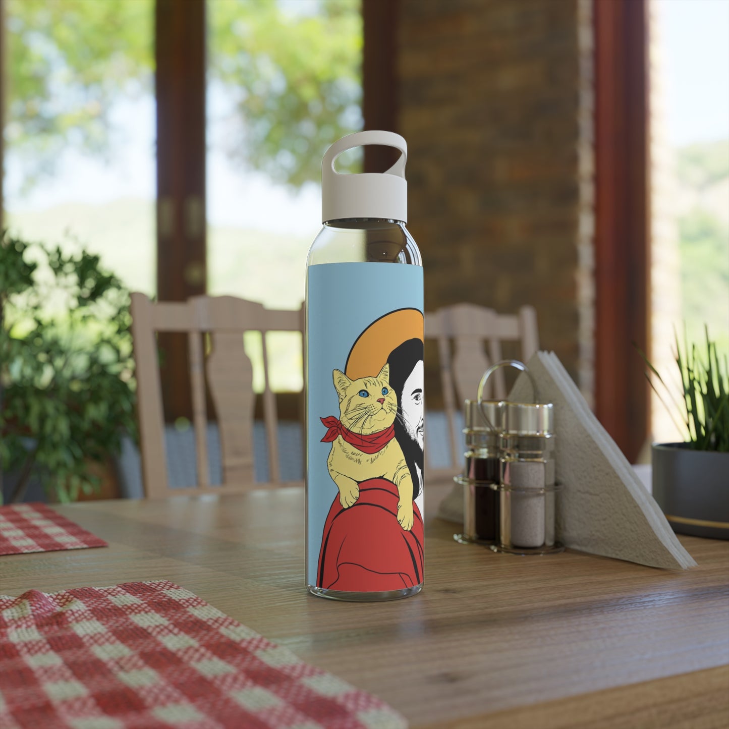 Jesus Sky Water Bottle