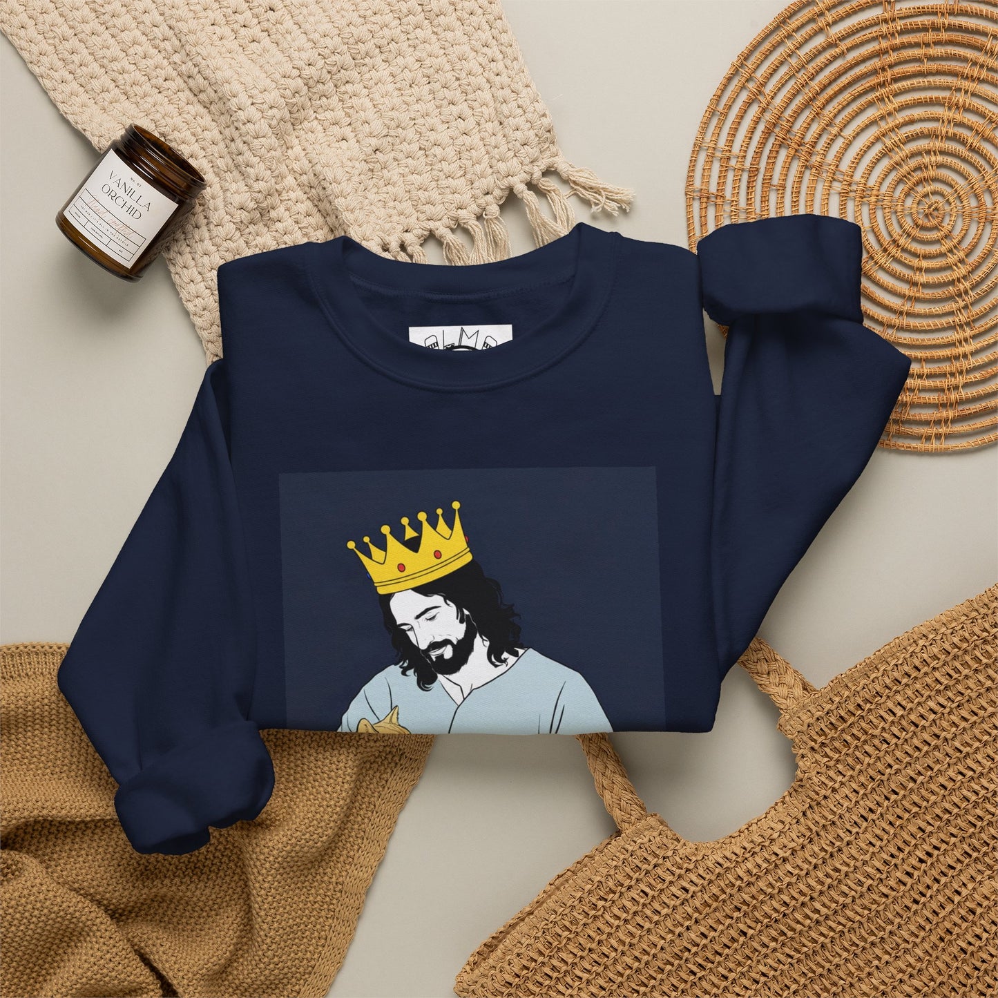 Jeus and cat Unisex Heavy Blend™ Crewneck Sweatshirt