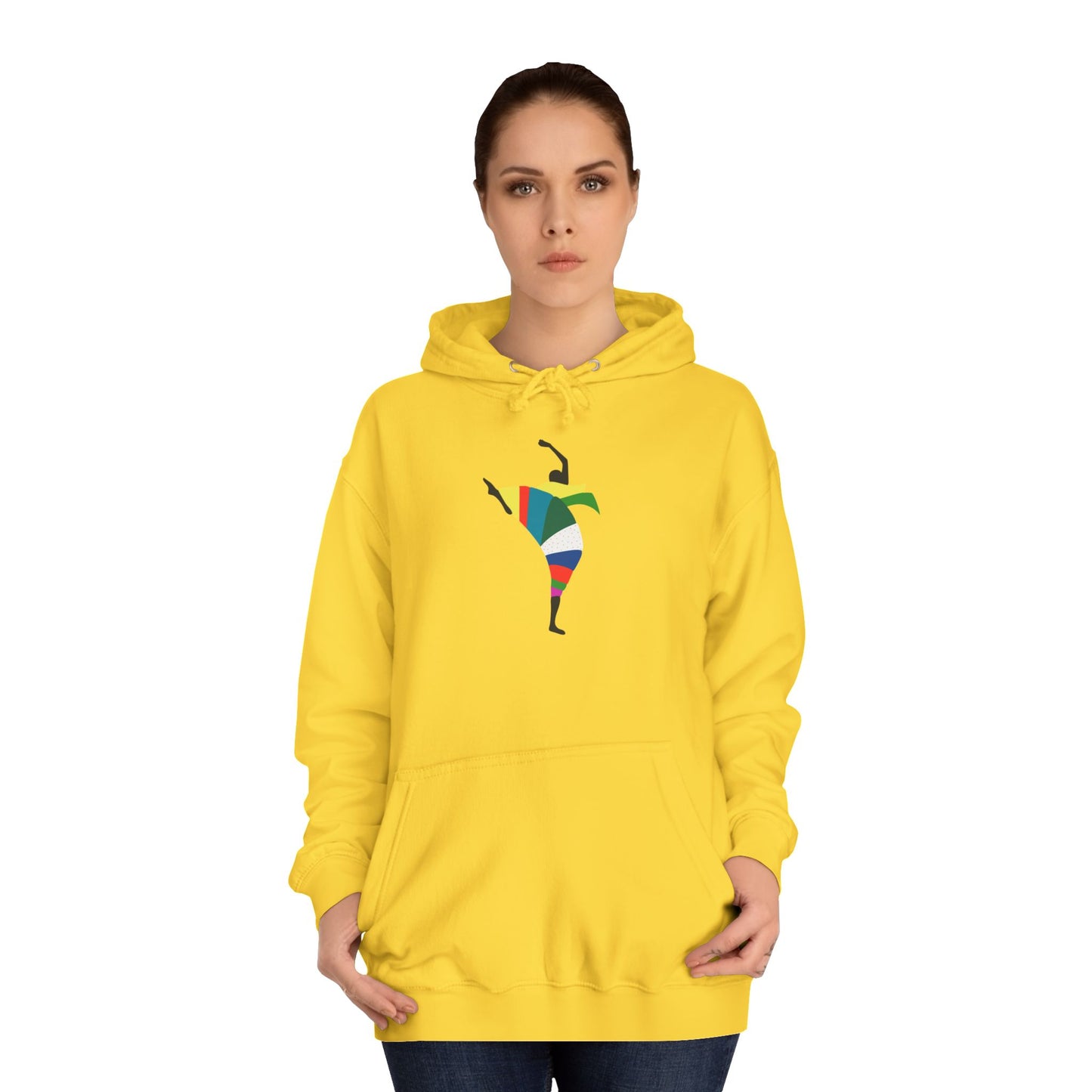 Colorful Dancer Unisex College Hoodie - Stylish Daily Wear