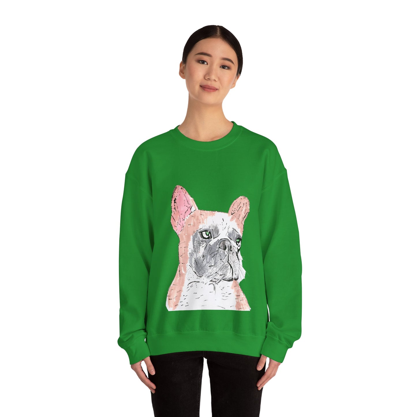 French Bulldog Art Sweatshirt - Cozy Unisex Crewneck for Dog Lovers