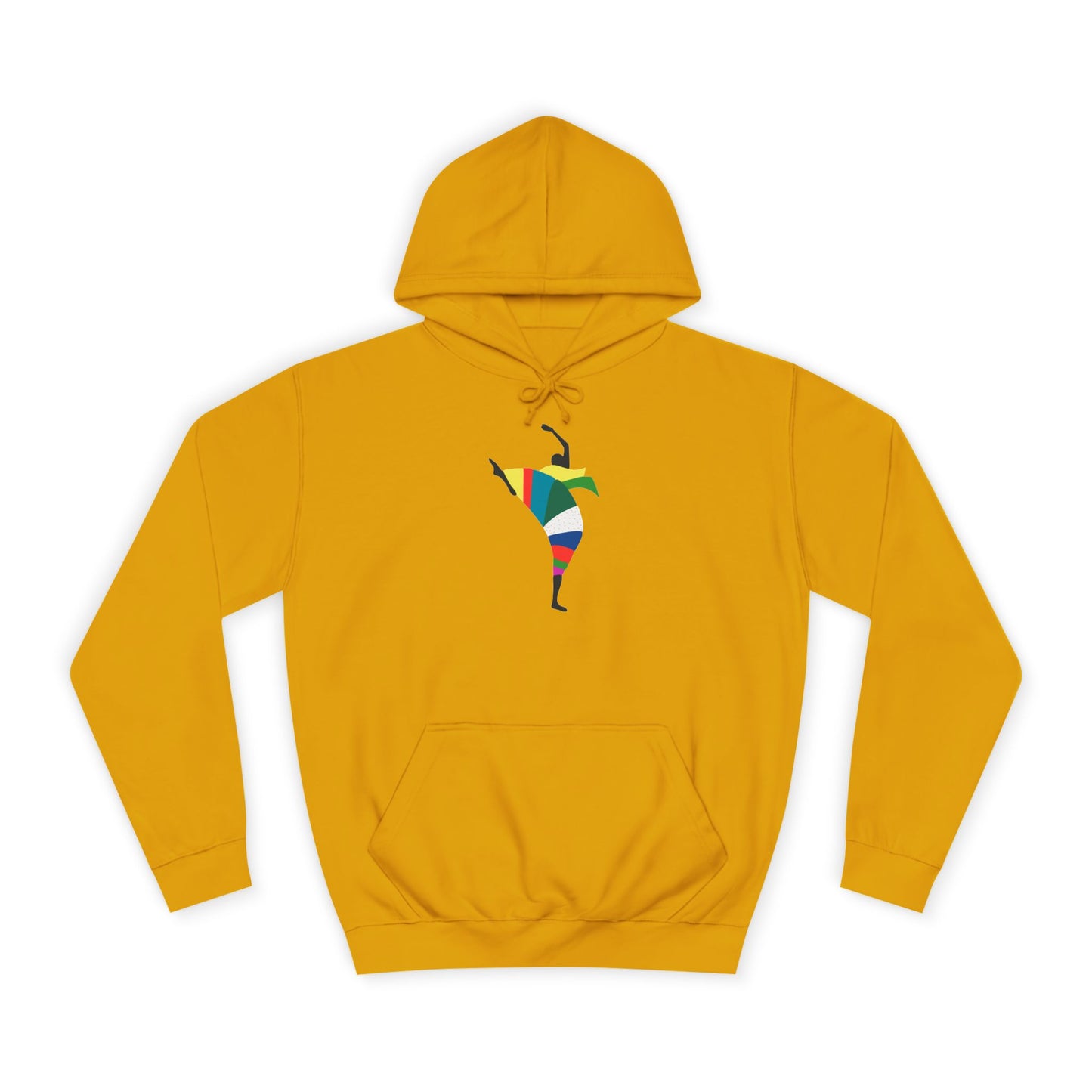 Colorful Dancer Unisex College Hoodie - Stylish Daily Wear