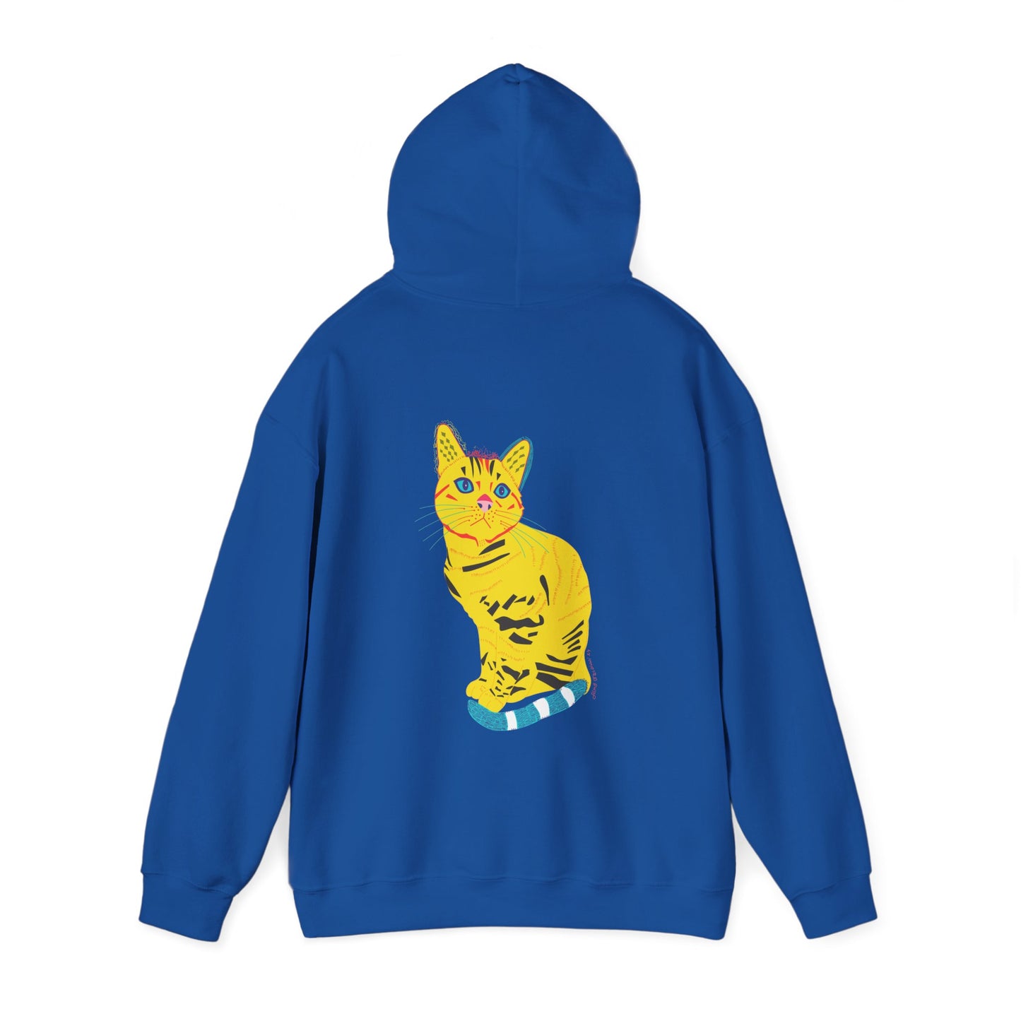 Yellow Cat Unisex Heavy Blend™ Hooded Sweatshirt