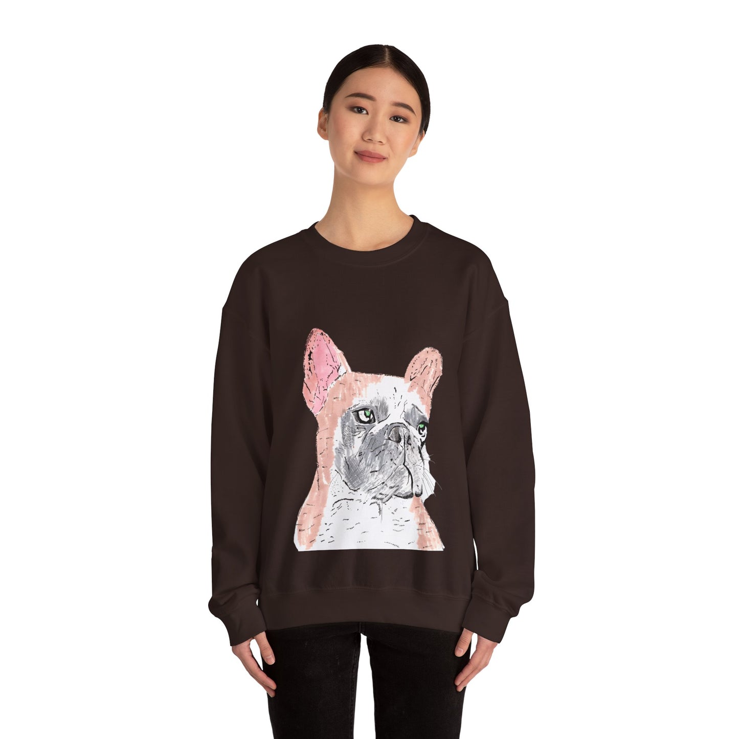 French Bulldog Art Sweatshirt - Cozy Unisex Crewneck for Dog Lovers
