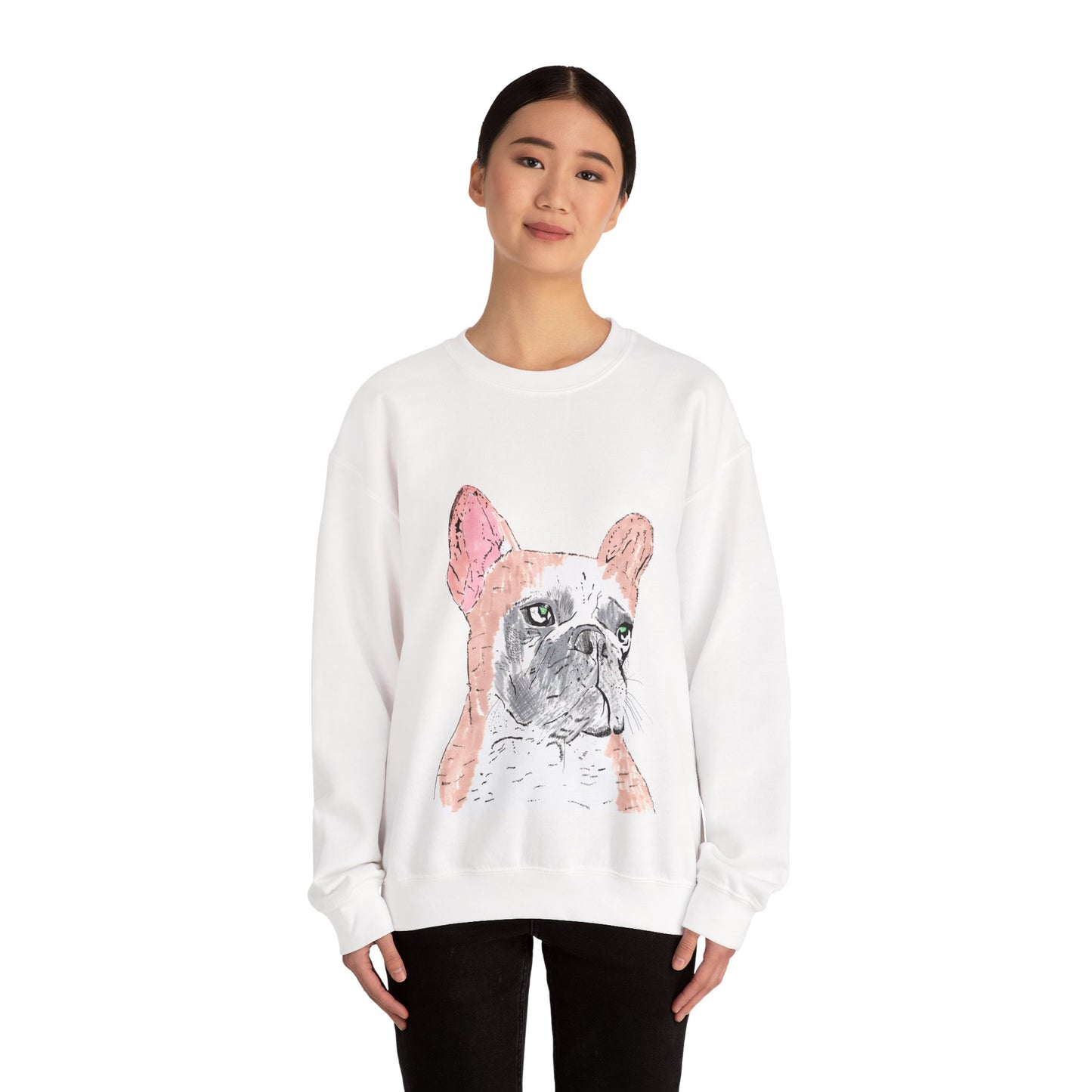 French Bulldog Art Sweatshirt - Cozy Unisex Crewneck for Dog Lovers