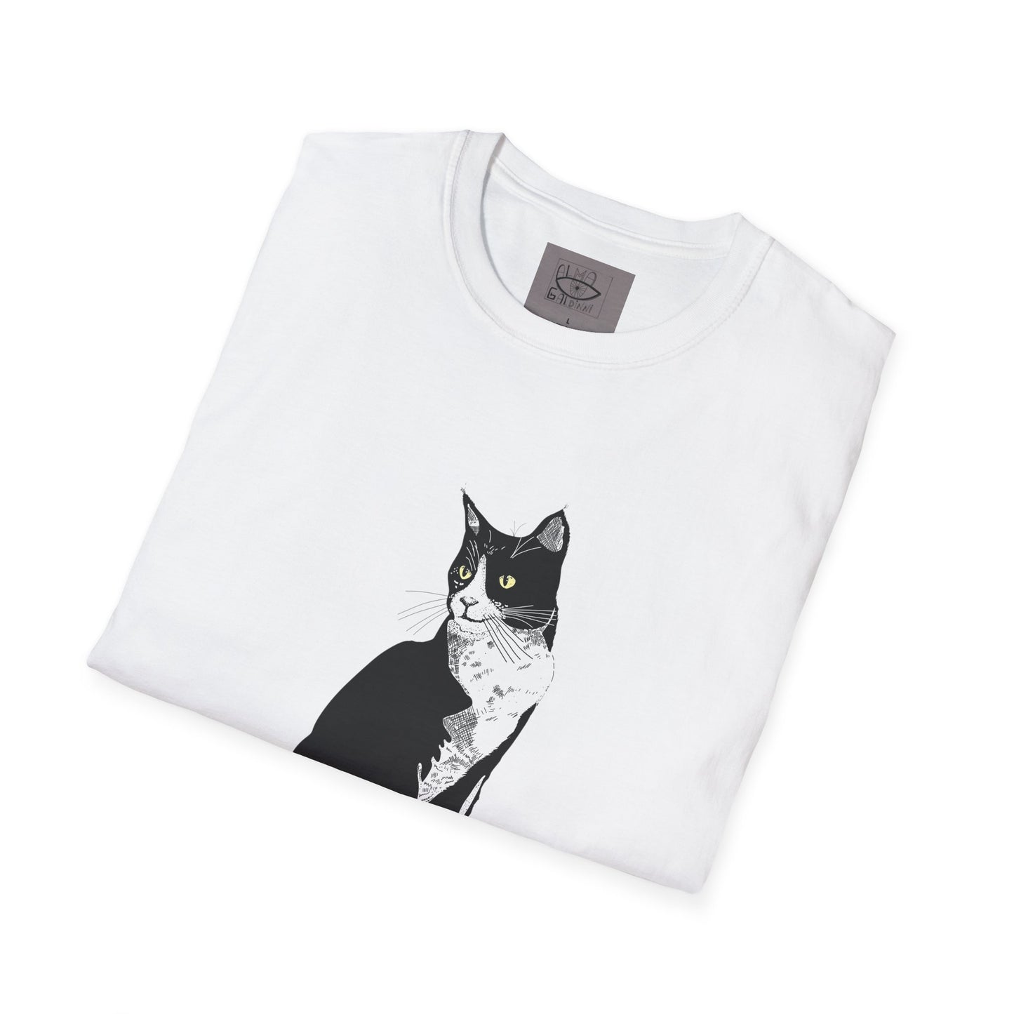 Sexy Black Cat Unisex Softstyle T-Shirt