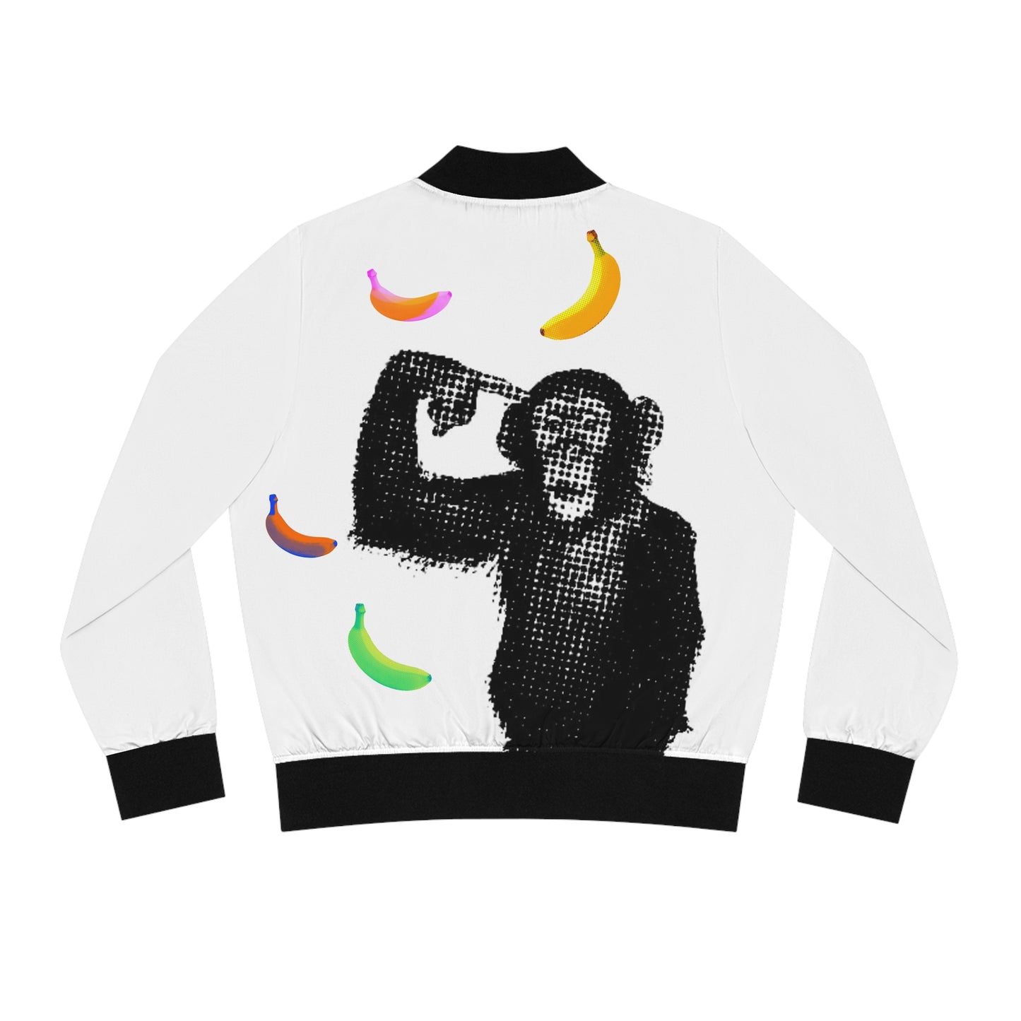 Thinker Monkey Women's Bomber Jacket (AOP)