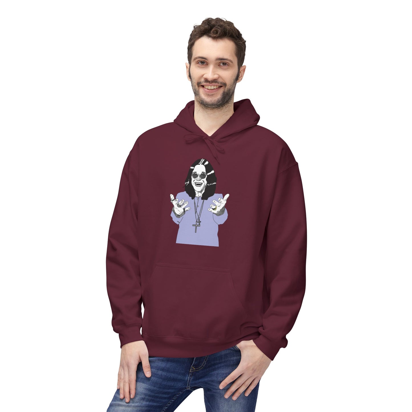 Rock Icons Unisex Midweight Softstyle Fleece Hoodie
