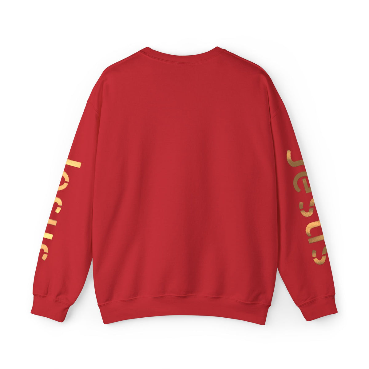 Jesus Gold Script Crewneck Sweatshirt