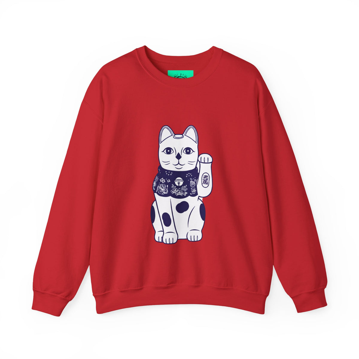 Good Luck Cat Unisex Heavy Blend™ Crewneck Sweatshirt