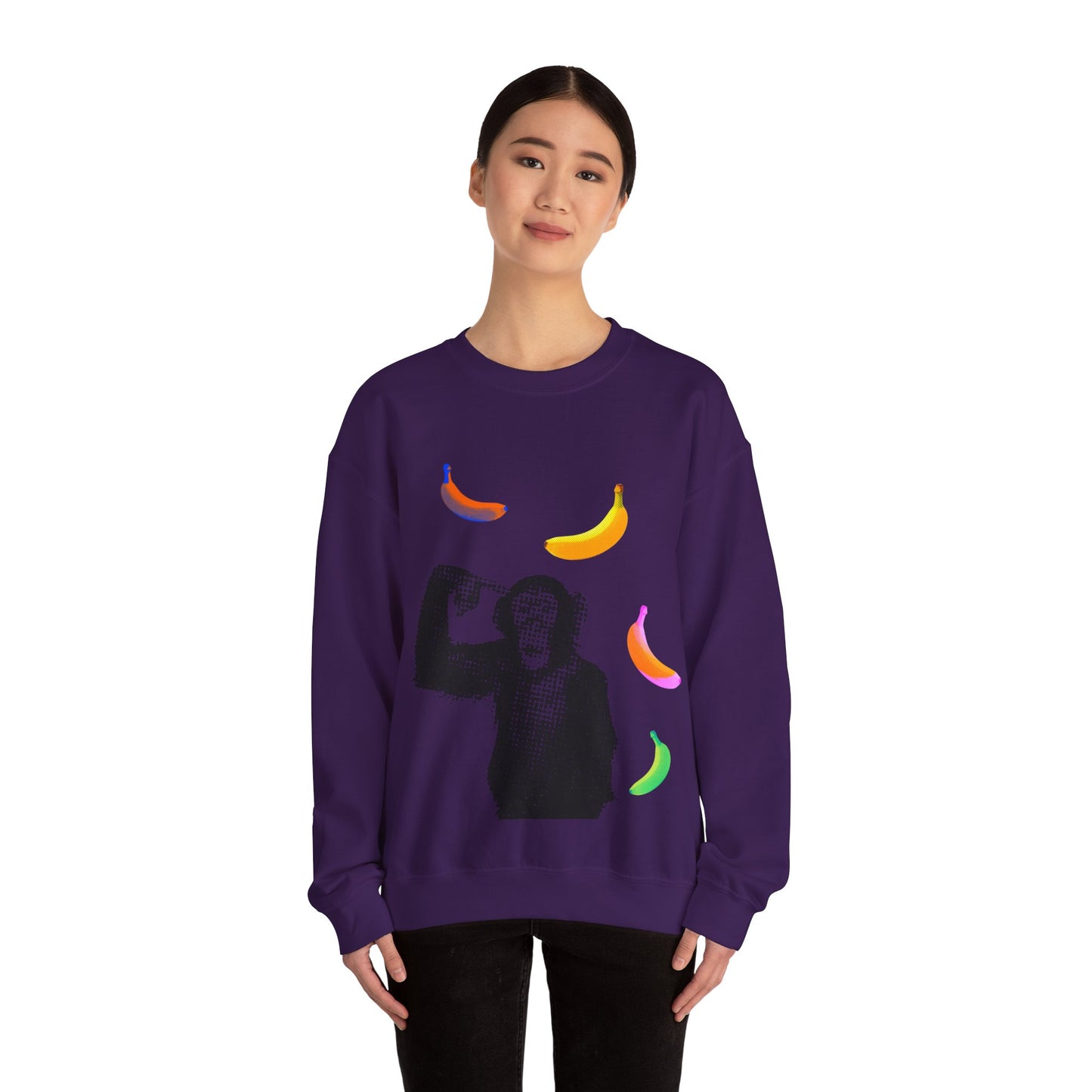 Pop Monkey Unisex Heavy Blend™ Crewneck Sweatshirt