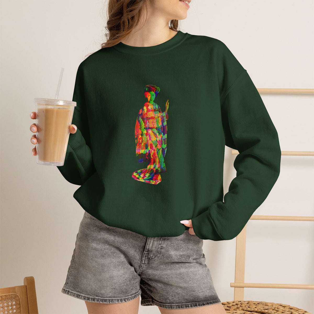 Neon Gueixa Unisex Heavy Blend™ Crewneck Sweatshirt