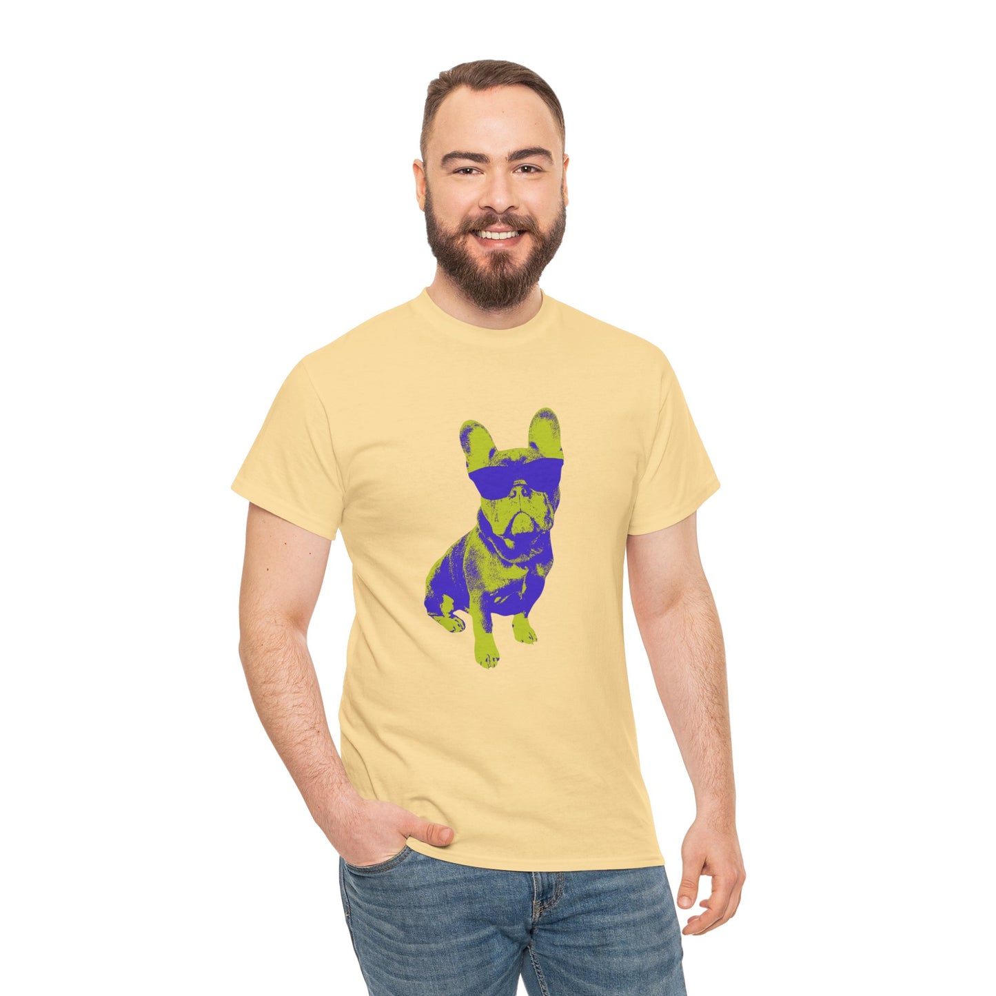French Buldog Unisex Heavy Cotton Tee