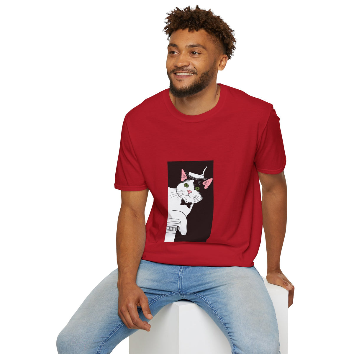 Mister Cat Unisex Softstyle T-Shirt