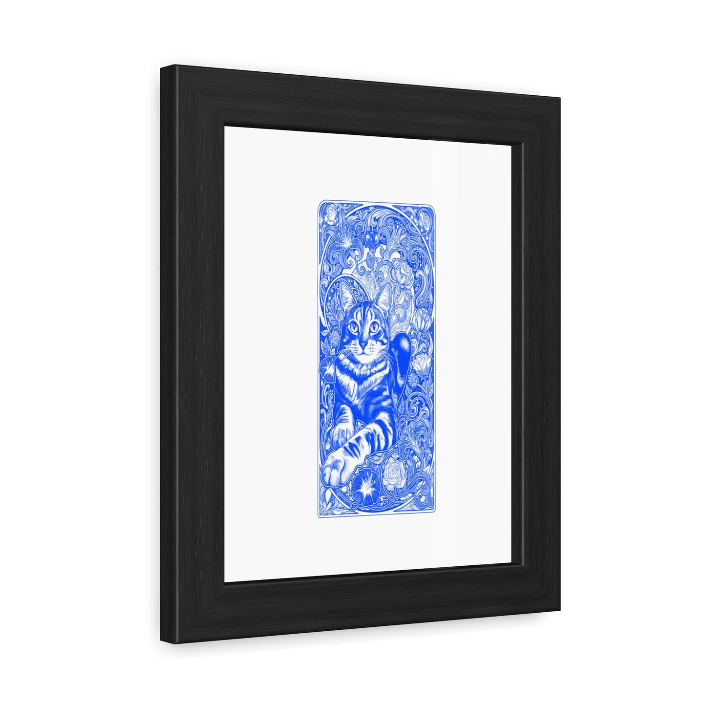 Art Nouveaux Cat Framed Posters