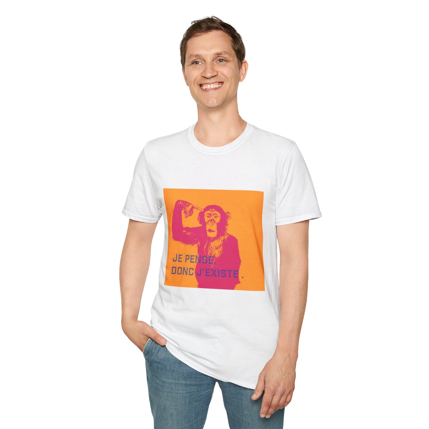 Philosophical Monkey Unisex Softstyle T-Shirt