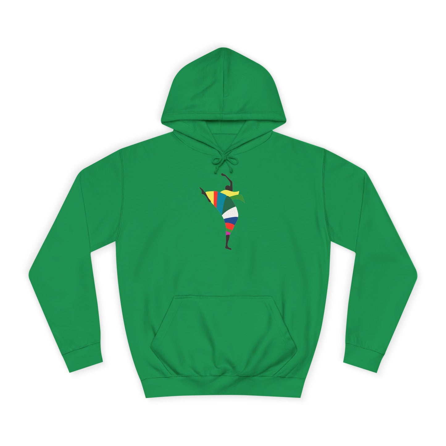 Colorful Dancer Unisex College Hoodie - Stylish Daily Wear