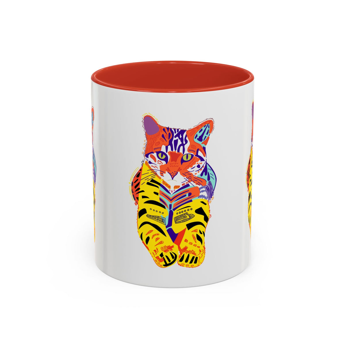 Tiger Cat Accent Coffee Mug (11, 15oz)